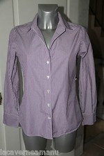 jolie chemise rayée violet