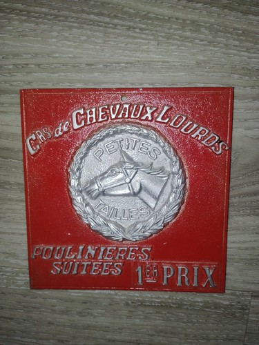 Plaque agricole concours - plaque,
