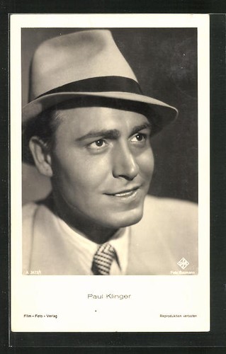 Carte postale acteur paul - carte,