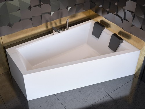Baignoire bain angle 170x125 - baignoire,