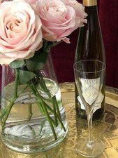 Lot de 2 verres à vin blanc