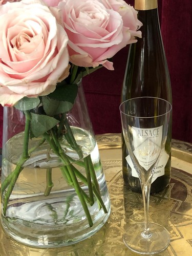 Lot verres vin blanc - 2, à