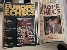 Gros Lot Plus De 300 Magazines Revue Europe Echecs Années Complètes 1984 À 2014 