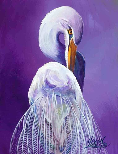 Bird accent decor tile - &,