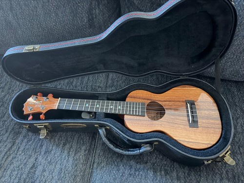 New concert koa ukulele - koa,