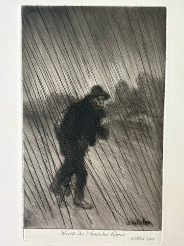 Steinlen gravure eau forte