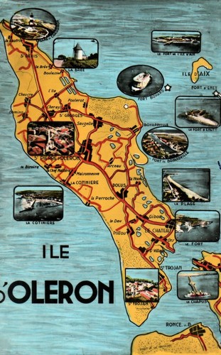 Carte géographique île - géographique, l'île