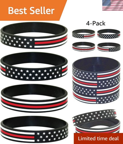 Stretchable thin red line - thin,