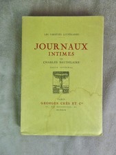 JOURNAUX INTIMES. Par Charles