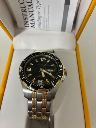 Montre homme pulsar or - montre, et