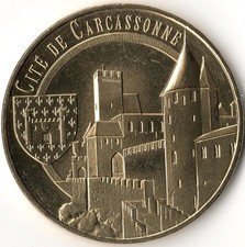 Monnaie de Paris - CITE DE CARCASSONNE - PORTE D'AUDE ET BLASON 2025