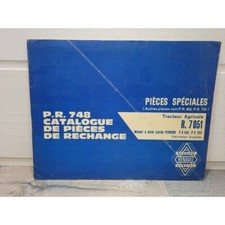 Tracteur Renault R7051 Perkins 3-144/3-152- Catalogue pieces speciale PR748