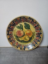 Grand plat en faïence