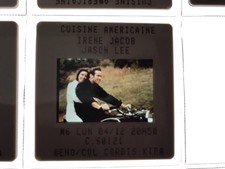 CUISINE AMÉRICAINE - EDDY MITCHELL JASON LEE IRÈNE JACOB-  DIAPOSITIVE CINÉMA