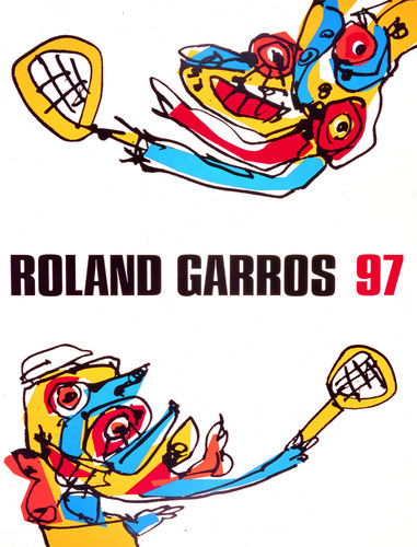 Affiche poster tennis - ,