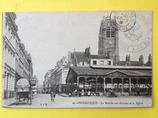 DUNKERQUE MARCHÉ aux POISSONS Halle Couverte, BEFFROI Cachet MARINE NATIONALE