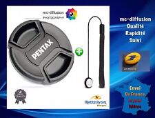 Bouchon d'objectif Type PENTAX 52 mm + 1 Cordon Anti Perte . couvre objectif