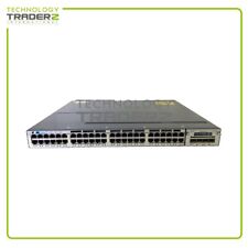 WS-C3750X-48PF-S V06 Cisco 3750X 48-P PoE+ Commutateur Réseau Avec 1X C3KX-NM-1G