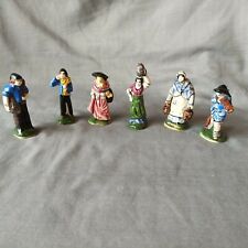 6 ANCIENS SANTONS EN CERAMIQUE