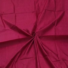 Vintage Bordeaux 100% Soie Pure Artisanal Sari Vestige 3.7m Tissu pour