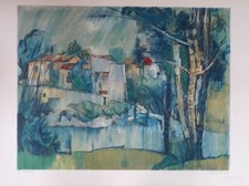 Raoul PRADIER (1929-17) Lithographie 1958 56x76cm Jeune peinture Ecole de Paris