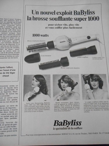 Publicité 1977 babyliss la - 1977,