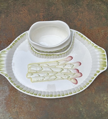 Plat asperges barbotine - à,