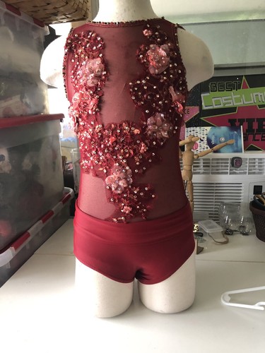 Girls red 2pc custom - girls,