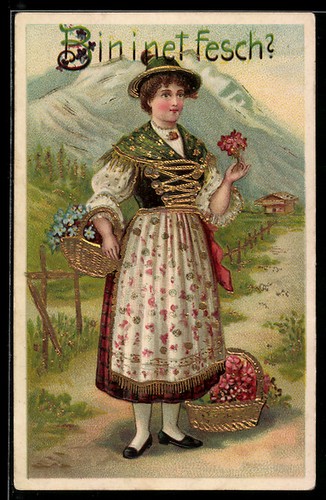 Fille costume bavarois - fille,