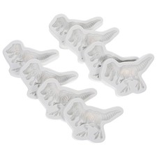  8 Pcs Moule Dinosaure Gateau Silicone Patisserie Decoration Moules Dessert