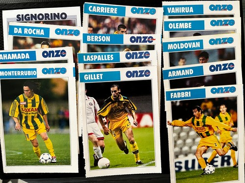Lot fiches cartes card onze - lot,