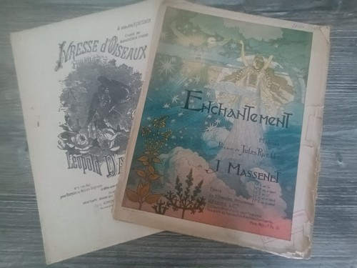 Partition vintage sheet - , music