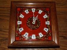 PENDULES VINTAGE SUR FAIENCE 