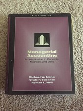 Managerial Accounting : An