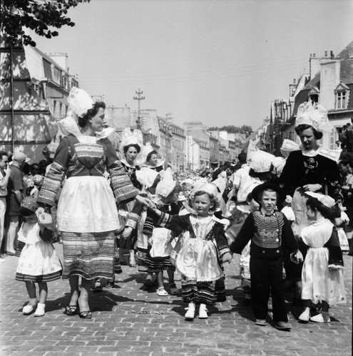 Concarneau 1950 défilé - 1950,