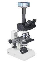 Radical 2500x Professionnel Trioculaire LED Microscope W Batterie Backup HD Came