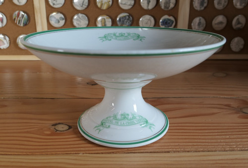 Ancien compotier porcelaine - compotier,