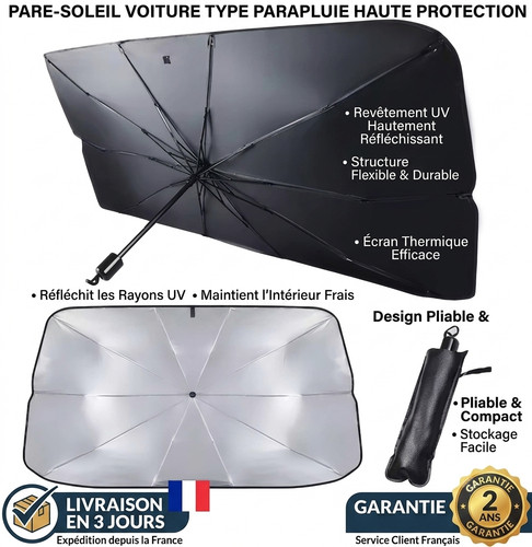 Pare soleil voiture - soleil, parapluie