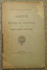 CONSTANTIUS: ABRÉGÉ DE LA MÉTHODE LANDIVISIAU (breton)/ E.O. 1899, Saint-Brieux 