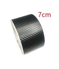 Bande film Vinyle Carbone 3D Rouleau 300 x 7cm Covering Couleur NOIR