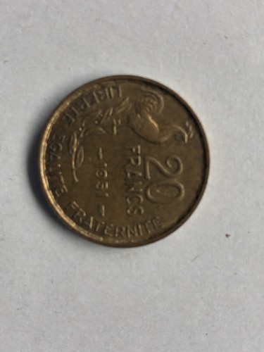 Pièce francs guiraud - 20,
