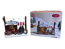 Noël Village Guirlande & Arbres Boutique St.Nicholas Square 2019 Illuminé