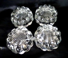 Dessous de pieds de table , verre moulé , Art Déco , gros modéle ,rehausseurs