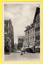 cpsm ABBEVILLE (Somme) Rue du PONT aux BROUETTES à Guy MATTON Inspecteur impots