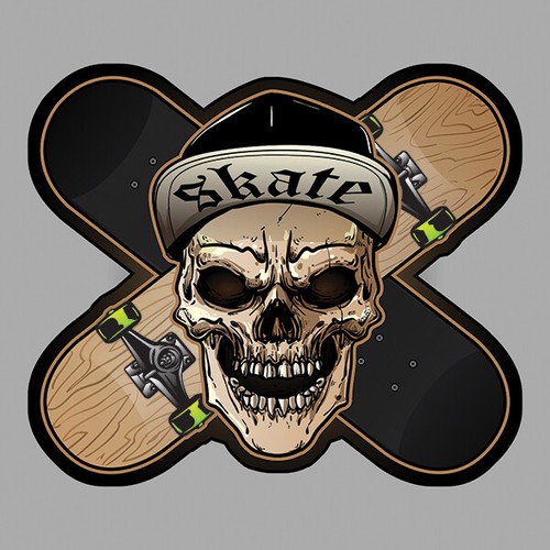 Tete mort skate - mort,