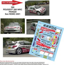 DECALS 1/43 REF 0380 PEUGEOT