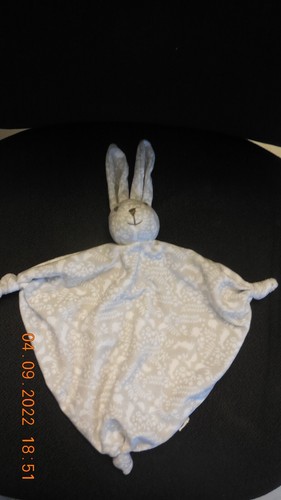 245 doudou plat lapin - lapin, gris