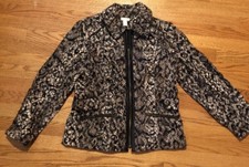 CHICO'S Faux Animal Fur &