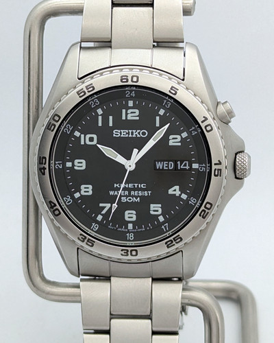 Seiko kinetic 5m43 - 5m43-0d10, black