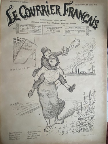 Courrier francais 7 1893 - courrier, 30/7/1893